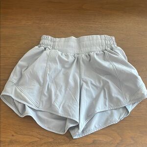 Lululemon Athletica Gray Athletic Shorts Moisture-Wicking Dolphin Hem